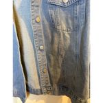 Mud Pie  Women Size Small S oversized Denim Jacket Layering Trucker Photo 1