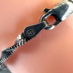 Italian vintage Sterling Silver Twisted Helix Bracelet Photo 3