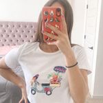 Coral Bay Vintage  Cropped Bird Graphic Top Photo 0