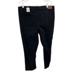 Lee  straight mid rise black denim jeans 18 short plus size casual new Photo 1