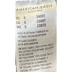 American Eagle  Women Denim Shorts Cut Off Mom Jean Distressed‎ Black Size 0 Photo 7