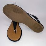 Kenneth Cole REACTION 8.5M Float-Y Sling Back Paten Leather Thong Sandals Photo 5