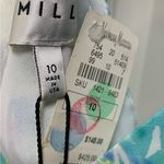 Milly NEW!  multi color asymmetrical bias maxi dress Photo 7