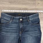 Lee Women Regular Fit Mid Rise Blue Wash Denim Cropped Capri Jeans Size 14W Photo 3