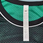 Lululemon NWT  double layered mesh reversible tank BLACK/GREEN Size M Photo 2