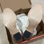 White Studded Cowboy Boots Size 8.5 Photo 2