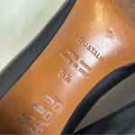 Aquatalia Black Leather Block Heel Pumps | Size 8.5 | Made in Italy Photo 3
