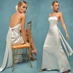 Reformation Sauvignon Silk Dress in Ivory Size 10 Photo 1