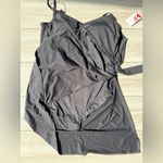 Lands’ End Sweetheart Swim Dress One Piece Swimsuit Black 14 NWT IN PACKAGE Photo 4