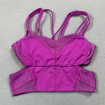 Lululemon RARE Bra SZ 6 Exquisite Cut Out Strappy Ultra Violet Sports Design HTF Photo 0