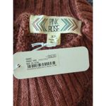 Pink Rose  Women's Cold Shoulder High Neck Sweater Dress Dark Orange‎ Size XL NWT Photo 7