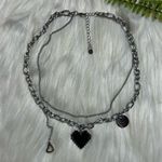 Layered heart charms I Love You S.Steal necklace Silver Photo 2