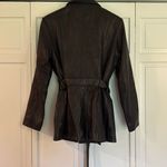 Nine West Vintage 100% genuine leather zip front jacket M Photo 4