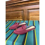 Rothy's  The Loafer Mule Auburn Slip On Shoe Knot Burgundy Red Women's 7 Photo 4
