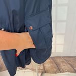 French Connection  Navy Hooded Lightweight Water Resistant Fall Jacket Size XS Photo 3