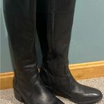 Marc Fisher  Black Leather Knee High Boots, Size 6 Photo 1