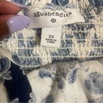 Agua Bendita x Target Coral Tie Faux Button Front Top Photo 2