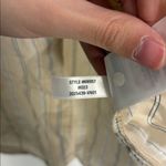 Madewell  Drapey Oversized Boyshirt in Stripe Ecru Relaxed Button Down size M Photo 4