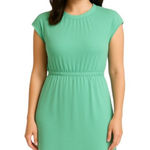 Vintage Maxi Dress Green Size 11 NWT Dead Stock Photo 0