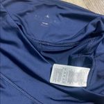 Adidas Blue Athletic Shorts Moisture-Wicking Mid-Thigh Photo 2