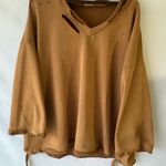 P O L Distressed Sweatshirt Photo 1