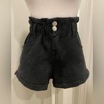 Wild Fable Target Black Stretchy Denim Elastic Waistband Paper Bag Shorts - XS Photo 7