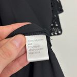 Ming Wang NWT  Embroidered Detail Bell Sleeve Dress in Black - Size 2X Photo 9