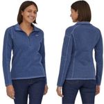 Patagonia  Women's Better Sweater 1/4-Zip‎ Size SMALL Pullover Fleece Jacket Blue Photo 1