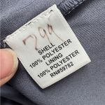 Adrianna Papell Blue Beaded Gown Womens 4P Formal Maxi Dress Box Pleat Prom Photo 13