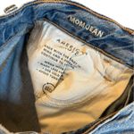 American Eagle Mom Jeans Distressed Organic Cotton Denim Womens Size 0 Short Photo 5