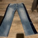 Driftwood  | Candace Cropped Straight Jeans w Satin Ribbon Side Stripe Sz 26 Photo 5