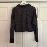 VintageāHavana grey cropped quarter snap collared pullover m Gray Size M Photo 4