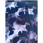 Zyia Active Floral Pro Trainer Blue Gray White Zip Up Active Jacket Small Photo 3