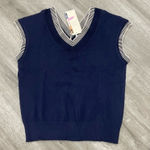 Navy blue sweater Vest Photo 0