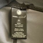 Yogalicious  Black‎ Gray Camo Print Mid Rise Yoga Running Athleisure Leggings Photo 2