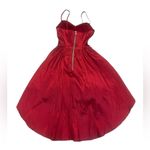 B Darlin B. Darlin Red Metallic High Low Dress Photo 1