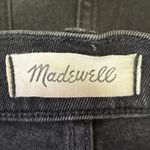 Madewell  Women's Black High Waisted Frayed Cut Off Denim Jean Shorts Size 29 Photo 3