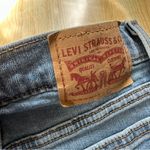 Levi's Levi’s Distressed High Rise Denim Shorts in Sapphire Dust - Size 24, Medium Wash Photo 9