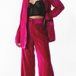 Nasty Gal Pink Velvet Suit Set Photo 0