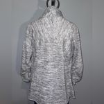 Athleta Gray Open Drape Front Cardigan quarter Sleeve Women Size medium Photo 2