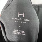 H by Halston HALSTON Women's Y Back Tank Top in Black NWT in Large Photo 2
