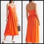 Mara Hoffman 💕 SWIM💕 Alma Sleeveless Wrap Front Maxi Dress ~ Orange Small S Photo 1