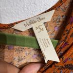 Matilda Jane  Orange Floral Give Thanks Tiered Tunic Sz S Photo 4