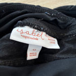 Isabel Maternity Black Denim Cargo Jeans Size 12 Relaxed Fit Photo 2