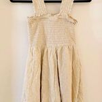 American Eagle Yellow Ditsy Floral Smocked Romper Photo 3