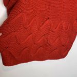 Worthington Red Sweater wave short sleeves LARGE Dolman  sleeve knit Photo 5