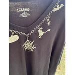 Liz & Me Women's 4X Black 3/4 Sleeve Tee With Halloween Graphic Photo 3