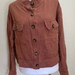 Tribal Jeans women’s casual Linen Rayon Jacket blazer size M Orange Size M Photo 0