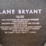 Lane Bryant off the shoulder metallic illusion top SZ1 8/20 Photo 5