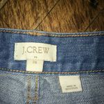 J Crew Factory light wash high rise cargo raw hem size 28 jean shorts Blue Photo 2